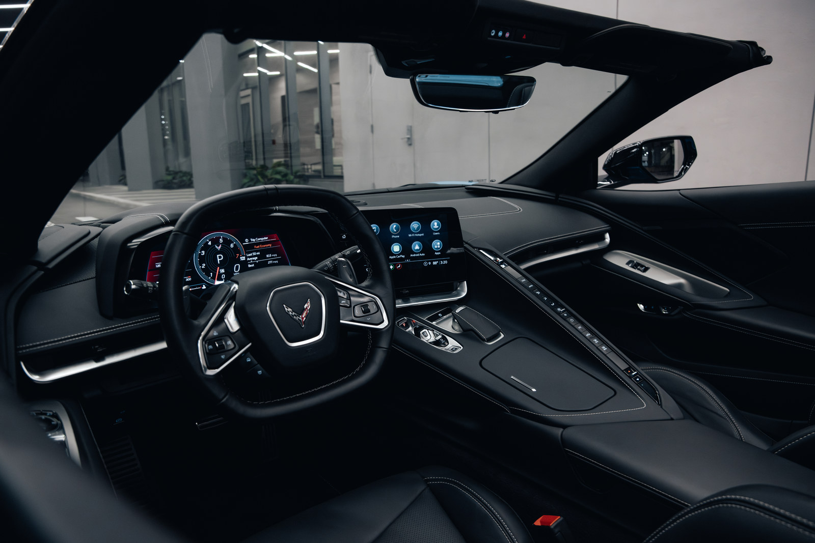 Corvette C8 cockpit